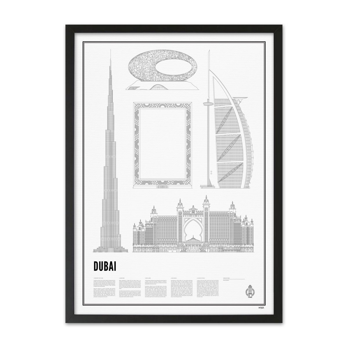 Poster of Iconics of Dubai | WIJCK.